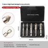 5-Piece Broken Screw and Thread Extractor Set with Hexagonal Handle