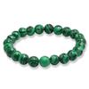 Peacock Purple Agate & Phoenix Bead Yoga Bracelet - 8mm Handcrafted Jewelry