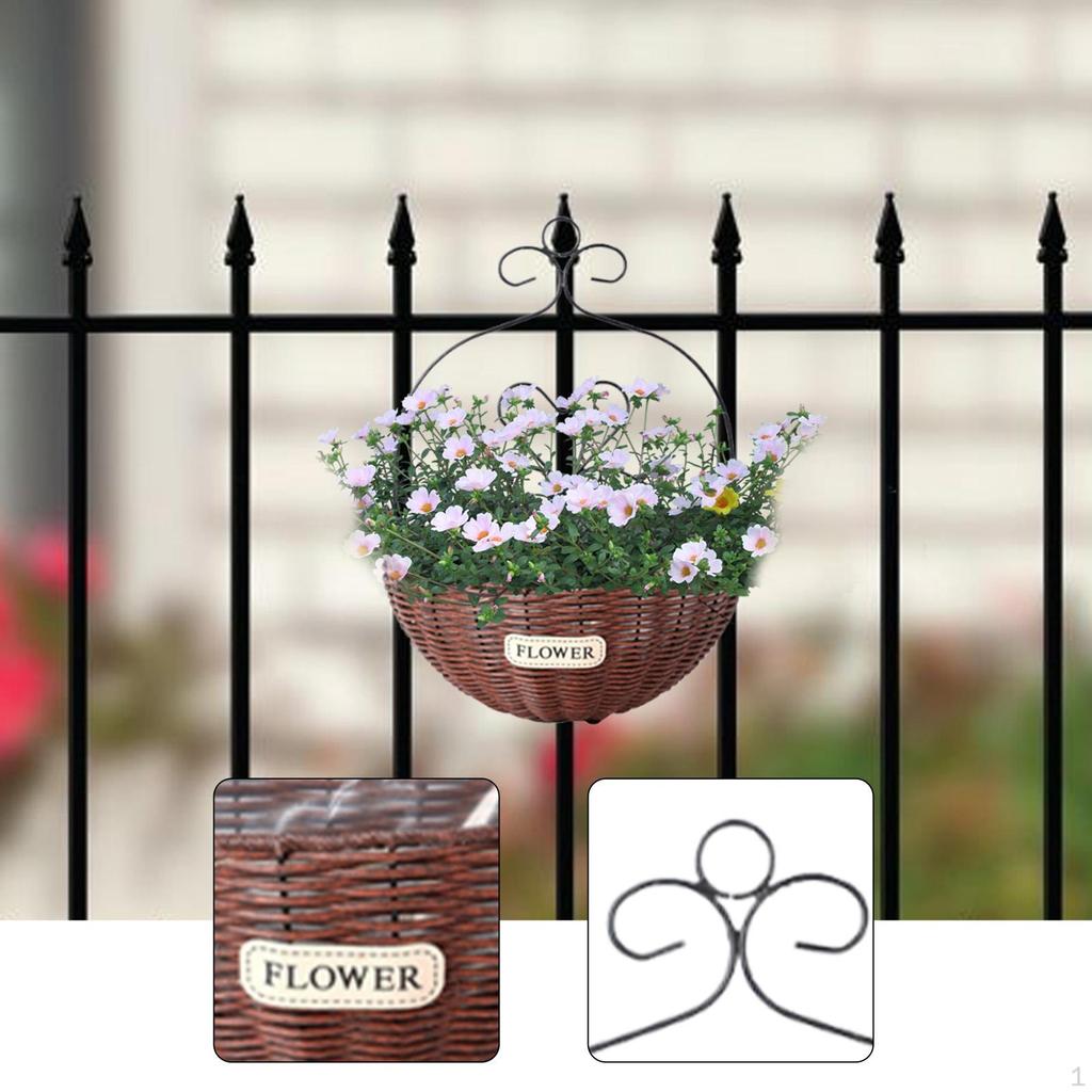 Hanging Planter Wall Flower Basket for Home Decor, Hand Woven, Decorative Planter,