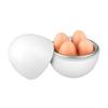 Generic Boiled Egg Maker - Microwave Egg Steamer, Steams 4 Eggs Simultaneously, Increases Cooking Efficiency, Egg-Shaped Egg Steamer, Easy Breakfast,