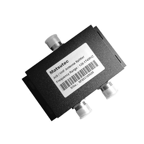 Matsutec MA-Splitter VHF splitter Two way VHF antenna power splitter 136-174MHz Power Divider Splitter for Radio Repeater Power