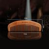 Natural Peach Wood Comb Anti-Static Wide Tooth Hair Combs Head Massage Hair Care Comb Detangling Portable