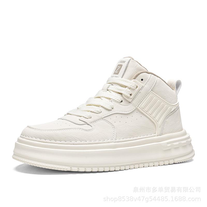 

Autumn breathable tide shoes platform heightening board shoes air force sports leisure board shoes 39 бежевый