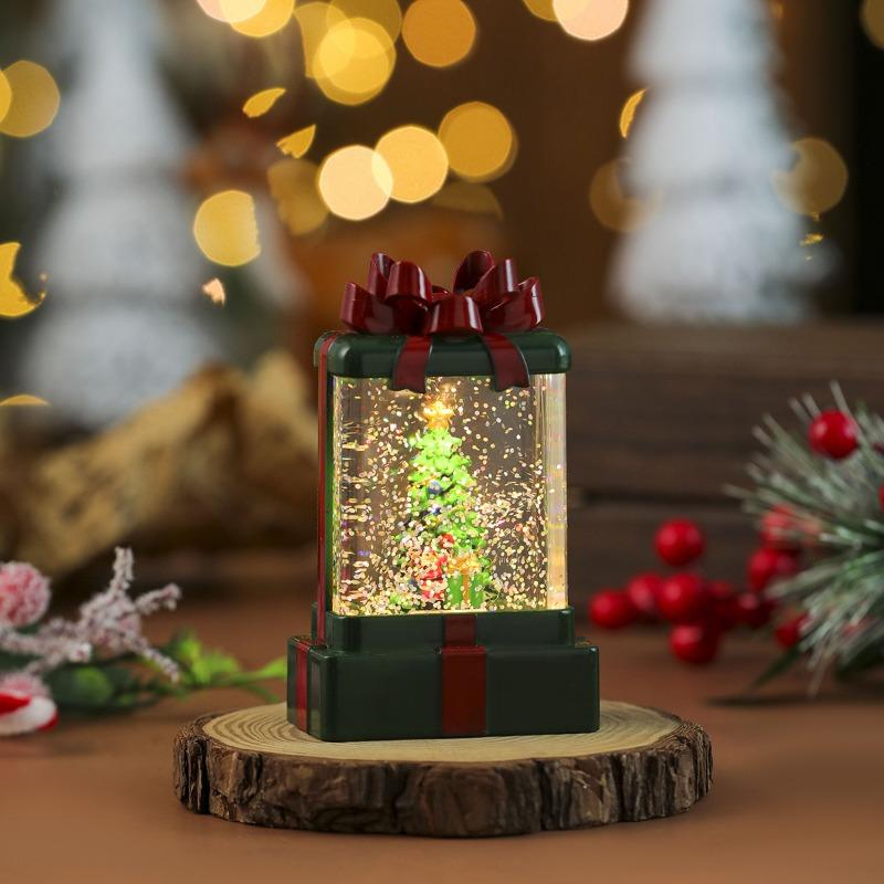 Water-filled Snowflakes, Luminous Gift Pack, Night Light, Candle Light, Decorative Items, Small Gifts, Christmas Decorations