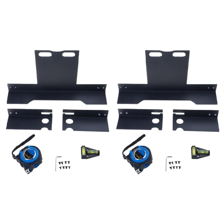 

2 шт. Прочная система регулировки развала-схождения колес автомобиля Универсальное применение Точное измерение Интегрированная металлическая конструкция 1