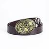 Lycoris Radiata Gentlemen's Leather Waistband - Whole Piece Cowhide Trousers Belt