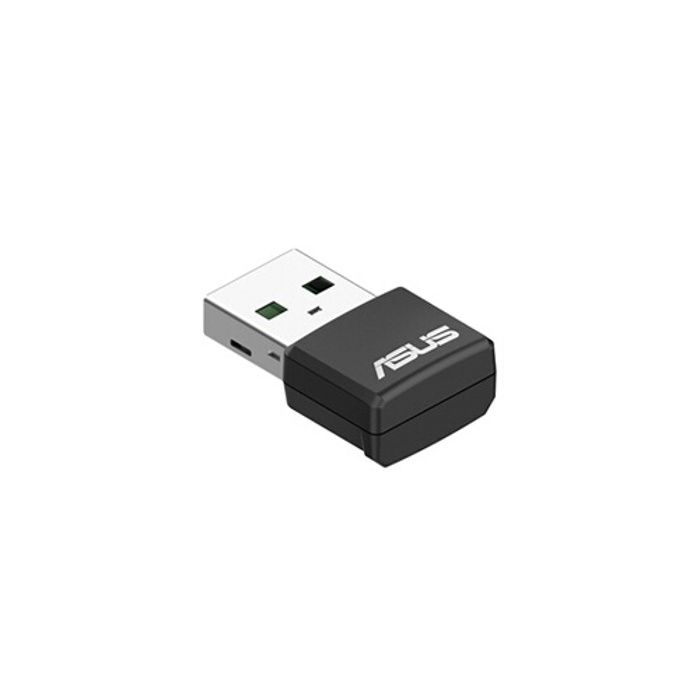 Clé wifi 6 asus usb-ax55 nano noir et argent