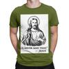 Jesus Funny 100 Cotton TShirt Jesus Tops Tees For Unisex