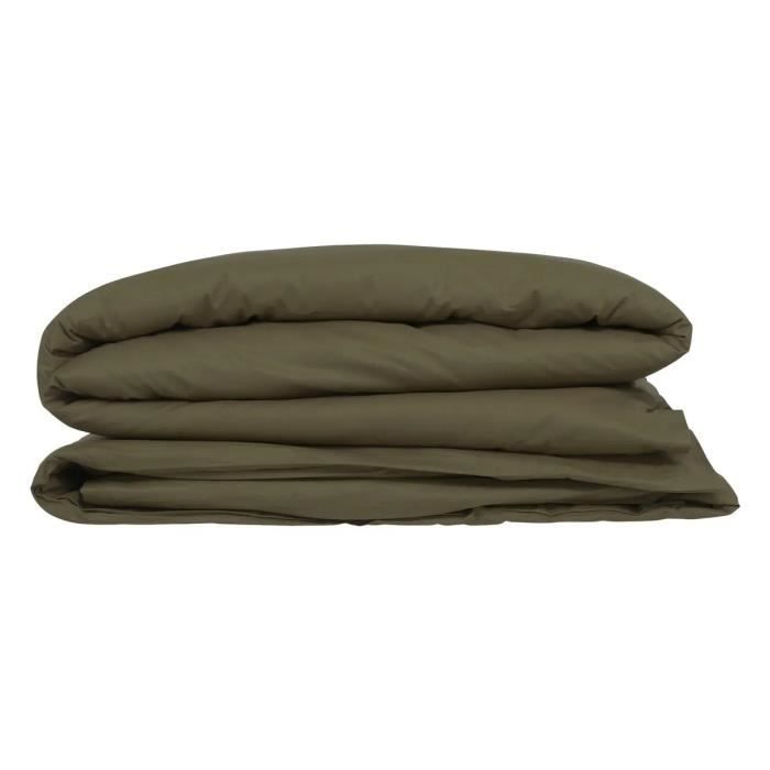 Housse de couette - Noname - Kaki - 220 x 240 cm - Oeko-Tex - Design contemporain