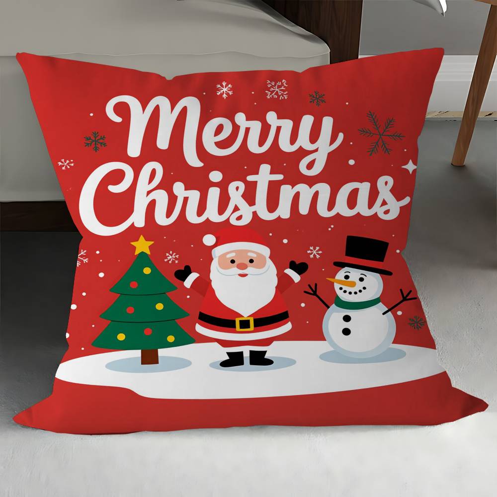 Дизайн наволочки с Рождеством Чехол для подушки Декор Праздничный декор 12x12Inch