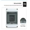 Waterproof Mcb Panel Box For Circuit Breaker Distribution Box With Breaker Panel Box Set