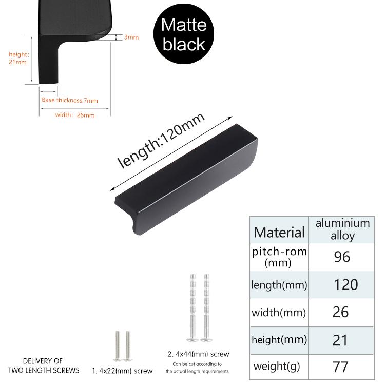 Black Kitchen Cabinet Drawer Long Pulls Gold Bathroom Cabinet Pulls Wardrobe Cupboard Door Handles Furniture Handles And Knobs