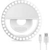 Selfie Ring Light, XINBAOHONG Rechargeable Portable Clip-on Selfie Fill Light with 36 LED for iPhone/Android Smart Phone Photography, Camera Video,