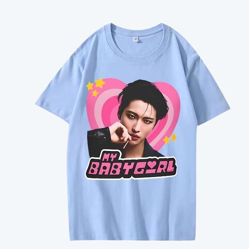 Ateez Seonghwa Magazine Y2k Babygirl T Shirt Unisex Women Oversized 100 Cotton Hot Sale Short Sleeve Summer Unisex Plus Size Tops