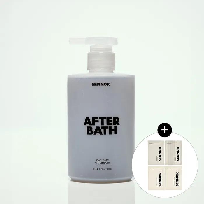 

Гель для душа после ванны 300 мл + [Бесплатно] Sennok Уход за телом и волосами 4 вида (7млX4)