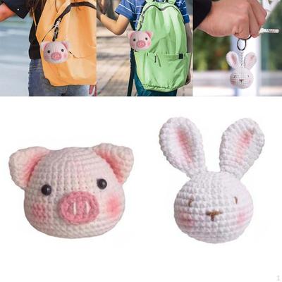 2pcs Handicraft DIY Doll Crochet Kit Ornament Hand Knitting