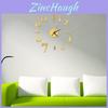 Modern Diy Analog 3d Mirror Surface Number Wall Clock Sticker For Home Decor
