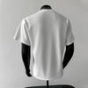 2026 Summer Men's Trendy Japanese Retro Patchwork Heavyweight Loose Casual T-Shirt