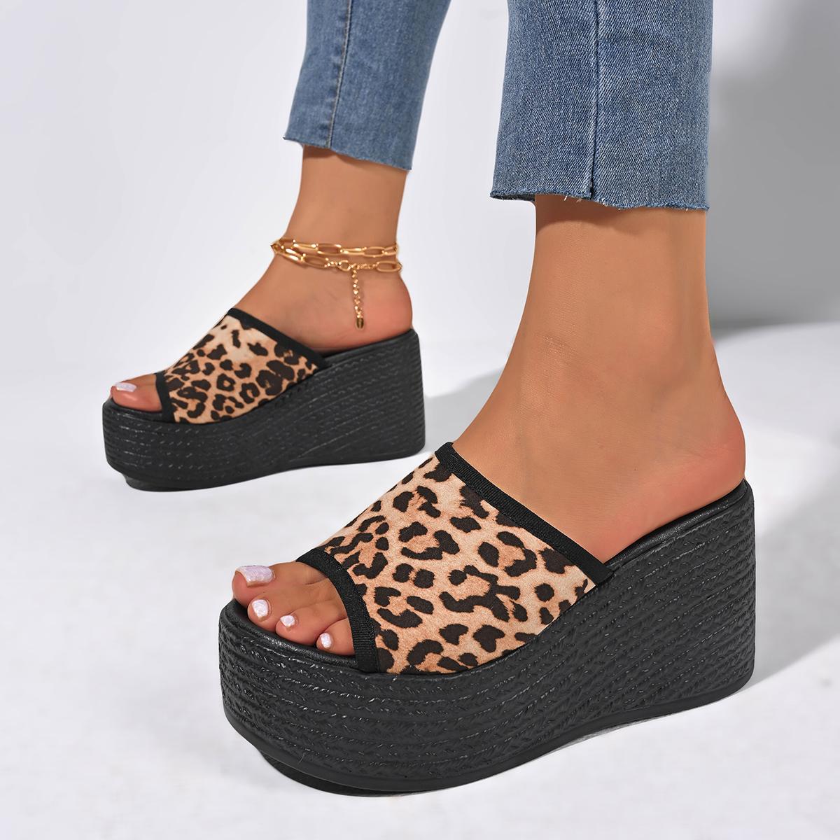 

Модные женские тапочки 2024 Новые летние элегантные сандалии на танкетке Платформа Пляжный тренд Туфли на высоком каблуке Повседневные шлепанцы Женские Zapatos De Mujer 36