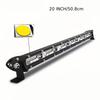 slim LED Light Bar  Single Row  led Work Lighting Roof Bumper Lamp Offroad for 4x4 Trucks SUV