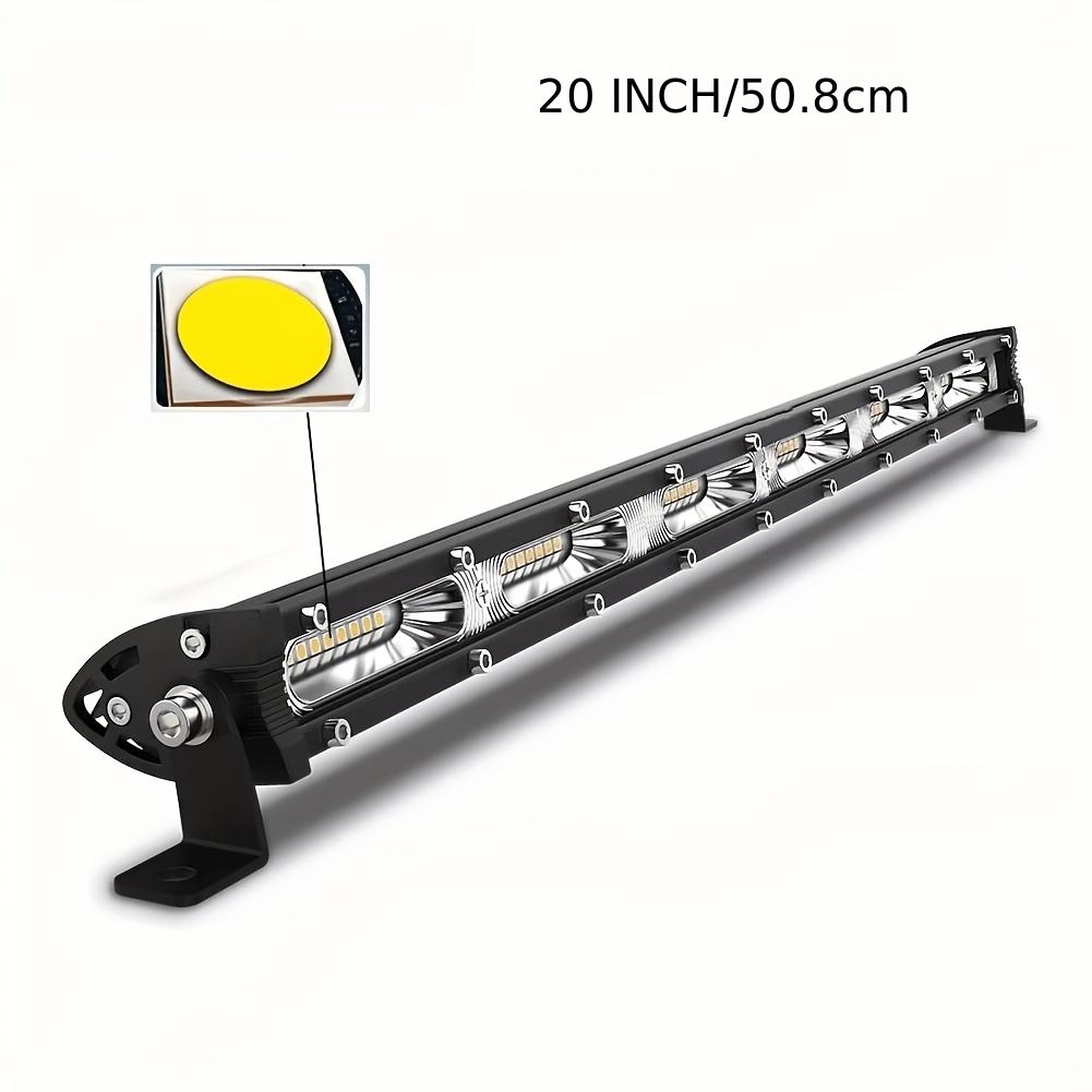 slim LED Light Bar Single Row led Work Lighting Roof Bumper Lamp Offroad for 4x4 Trucks SUV