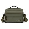 Solid Color Waterproof Shoulder Bag Men's Messenger Bag Large Capacity Crossbody Bag