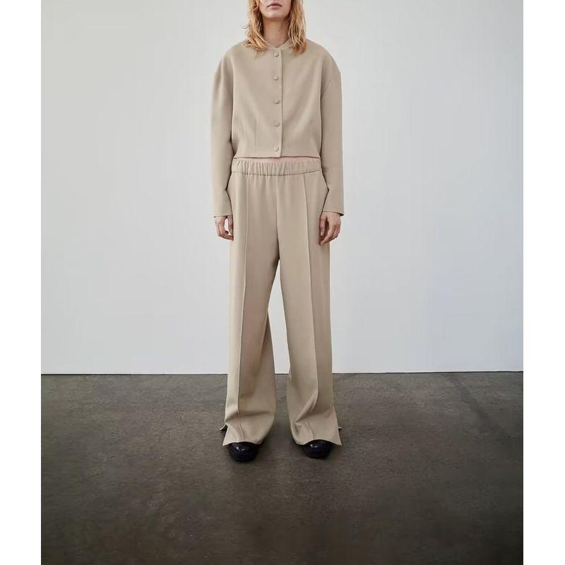 Spring NEW Set Pajamas Style Trousers 7957707 Short Bomber jacket Outerwear 8086707