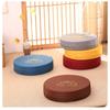 New Lotus Embroidered Yoga Meditation Cushion Washable Removable Cover Tatami Mat Thickening Fill Round Linen Futon Cushion