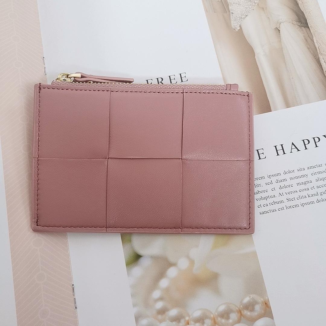 

Sheepskin Retro Card Holder & Coin Purse розовый