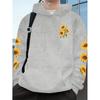 Sunflower Floral Print Men Woman Casual Fashion Hoodies Sweatshirts Harajuku Pullovers Tracksuit Unisex Clothing
