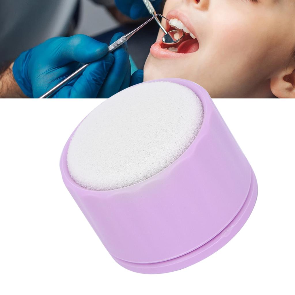 Endo File Clean Stand Dental Endo File Clean Stand Holder Sponge Refill for File Cleaning