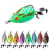1 Pièce Leurre Artificiel Brillant Hameçon Double Leurre Appât de Pêche Appât Souple Imitation Blackfish Appât Souple
