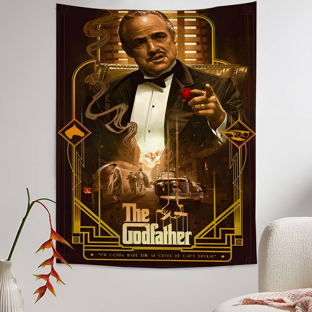 Movie The Godfather Hippie Wall Hanging Tapestries Bohemian Wall Tapestries Mandala INS Home Decor