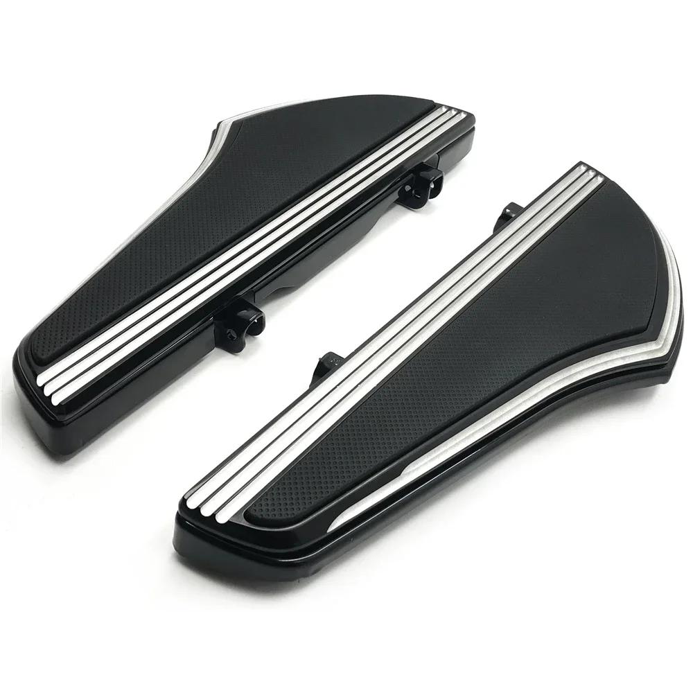Motorcycle Parts Front Driver Footboard Shark Fin for Harley Davidson Road King 2009-2013 Trike 2000-2017 Softail Road Glide