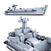 182 Teile 0855 WW2 Militärisches Landungsboot Kriegsschiff Bausteine Marineboot Steine Set Soldaten Modelle DIY Steine Spielzeug Kinder