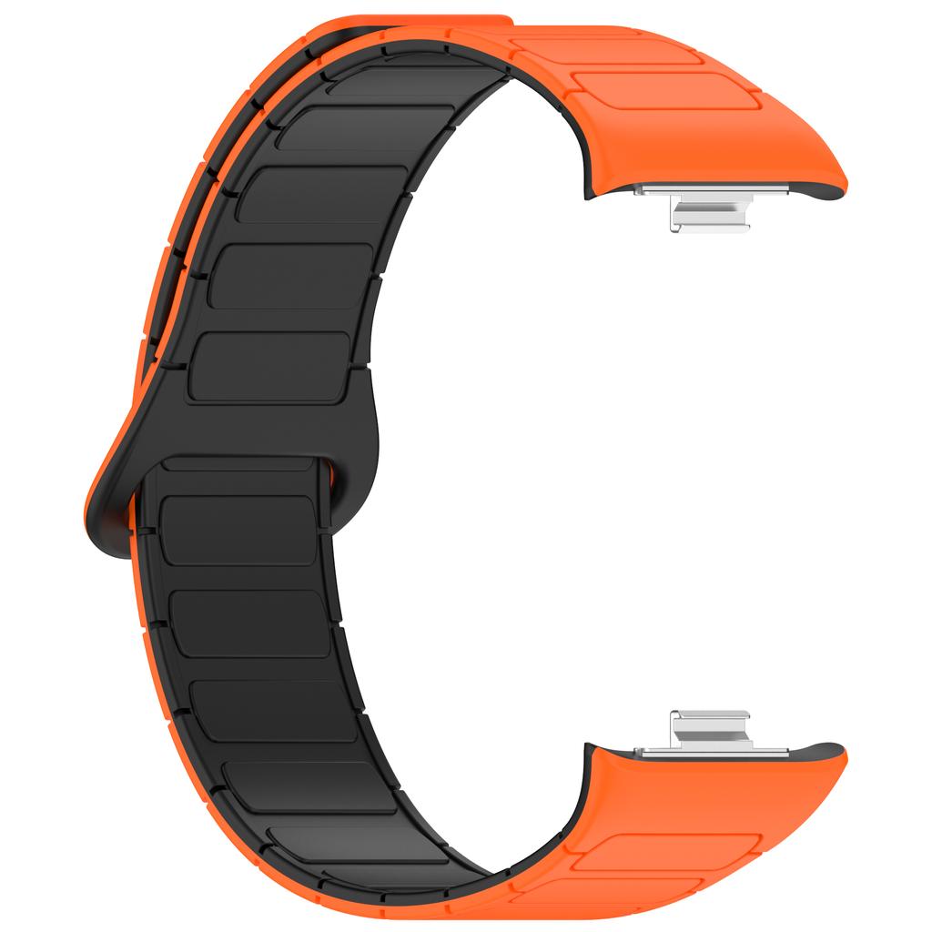 For Xiaomi Redmi Watch 5 Replacement Silicone Watch Band Reverse Buckle Magnetic Wrist Strap