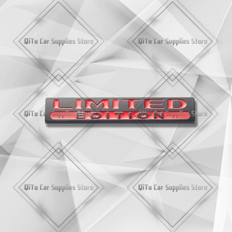 Zinc Alloy Limited Edition Badge Car Body Trunk Emblem 3D Grille Sticker For Nissan Suzuki Geely Skoda Subaru Fiat Chery Toyota