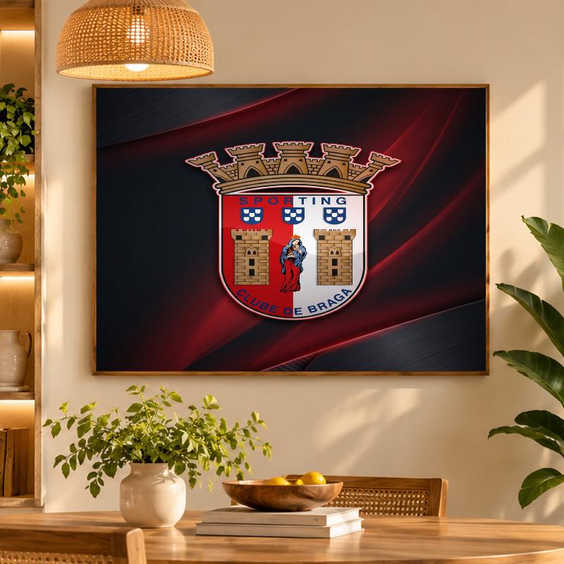5D Diamond Painting Braga FC DIY Full Drill Diamond Art Kit Home Decoration