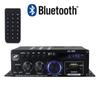 Przenośny samochodowy wzmacniacz mocy Bluetooth AK380 12V domowy wzmacniacz audio HIFI system dźwięku przestrzennego stereo 15.5X8.5X4.5CM
