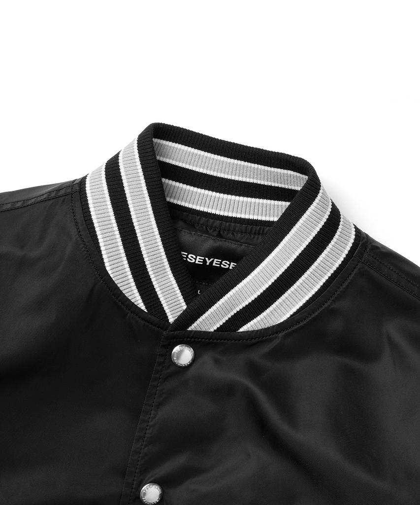 Yeseyesee Y.E.S Team Stadium Jacket Black