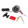 Digital Display 2in1 Temp Voltage Meter Blue Light Round LCD Voltmeter Gauge DC 9V-36V Water Temperature Meter Motorcycle