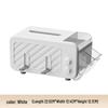 Cream Style Desktop Organizer with Tissue Box & Phone Stand