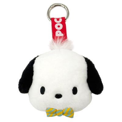 Mascotte Étiquette Visage Personnages Sanrio Pochacco 215161-25 H16 x L11,5 x P4cm