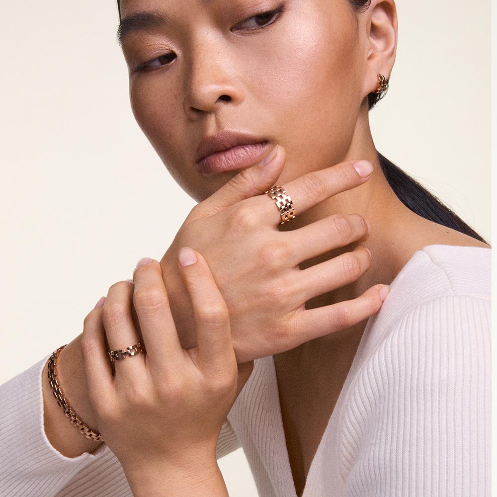 Daniel Wellington Perfect Pair 5-Link Earring Bold Style Ring Earrings
