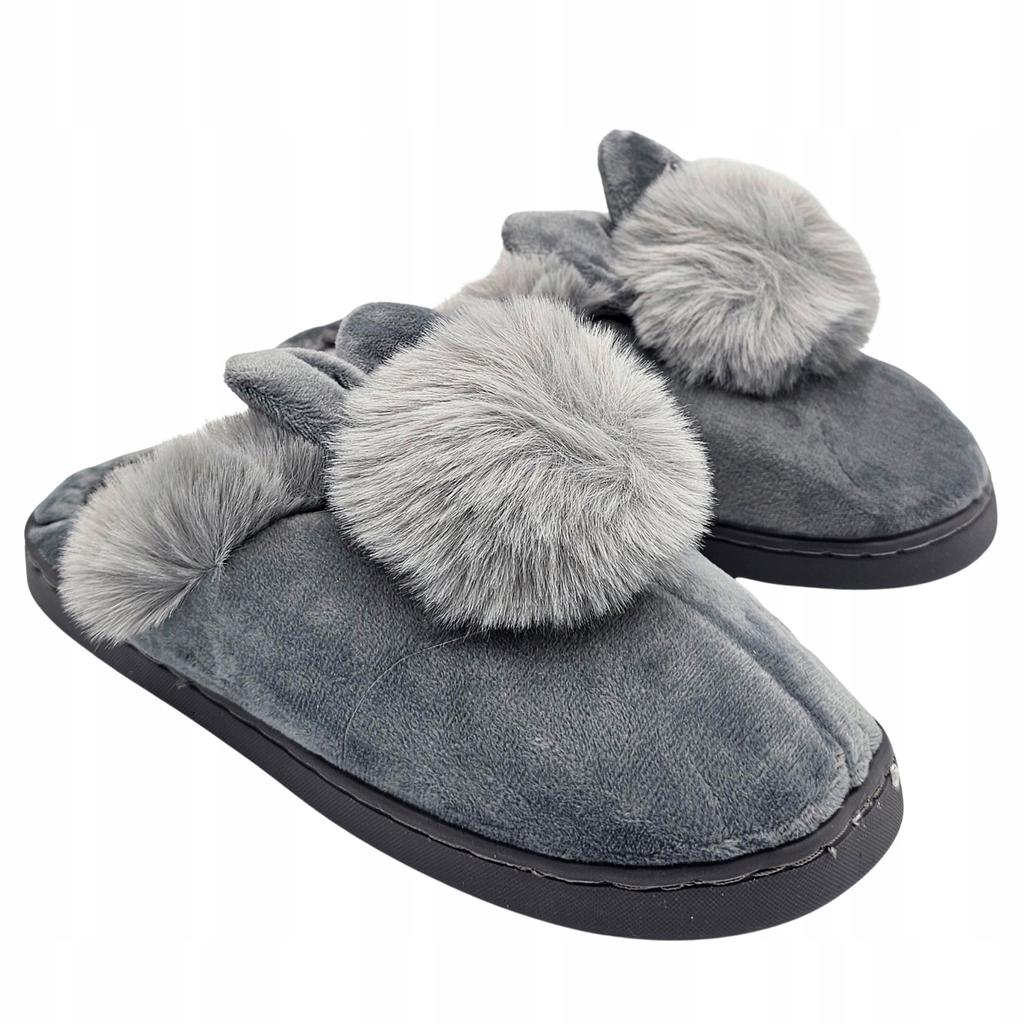 Women's Winter Slippers Warm Home Slippers Rabbit Size 36-37