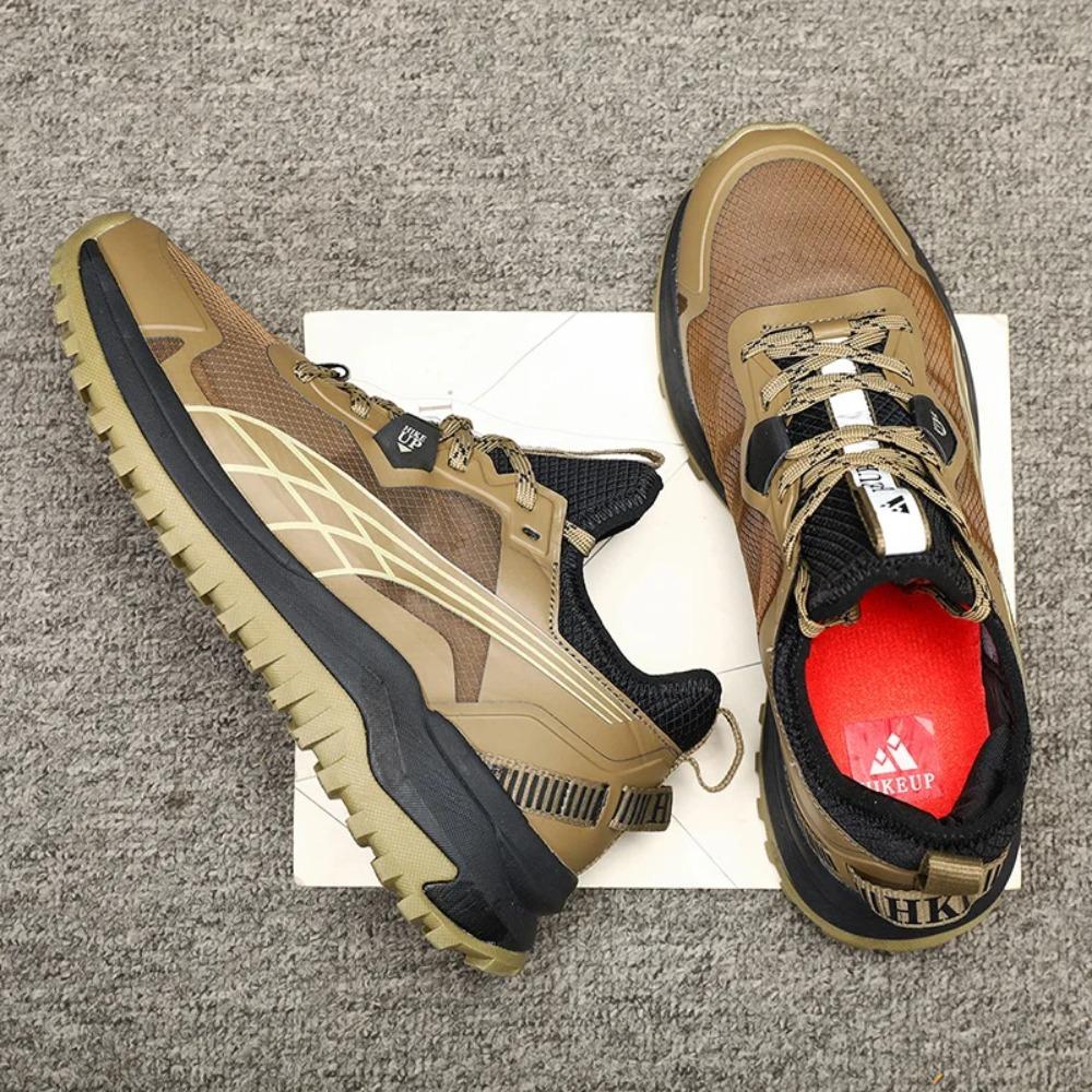 2025 New Men Hiking Shoes Outdoor Sport Wear-Resistant Climbing Shoes Rubber Sole Trekking Sneaker Women Sports