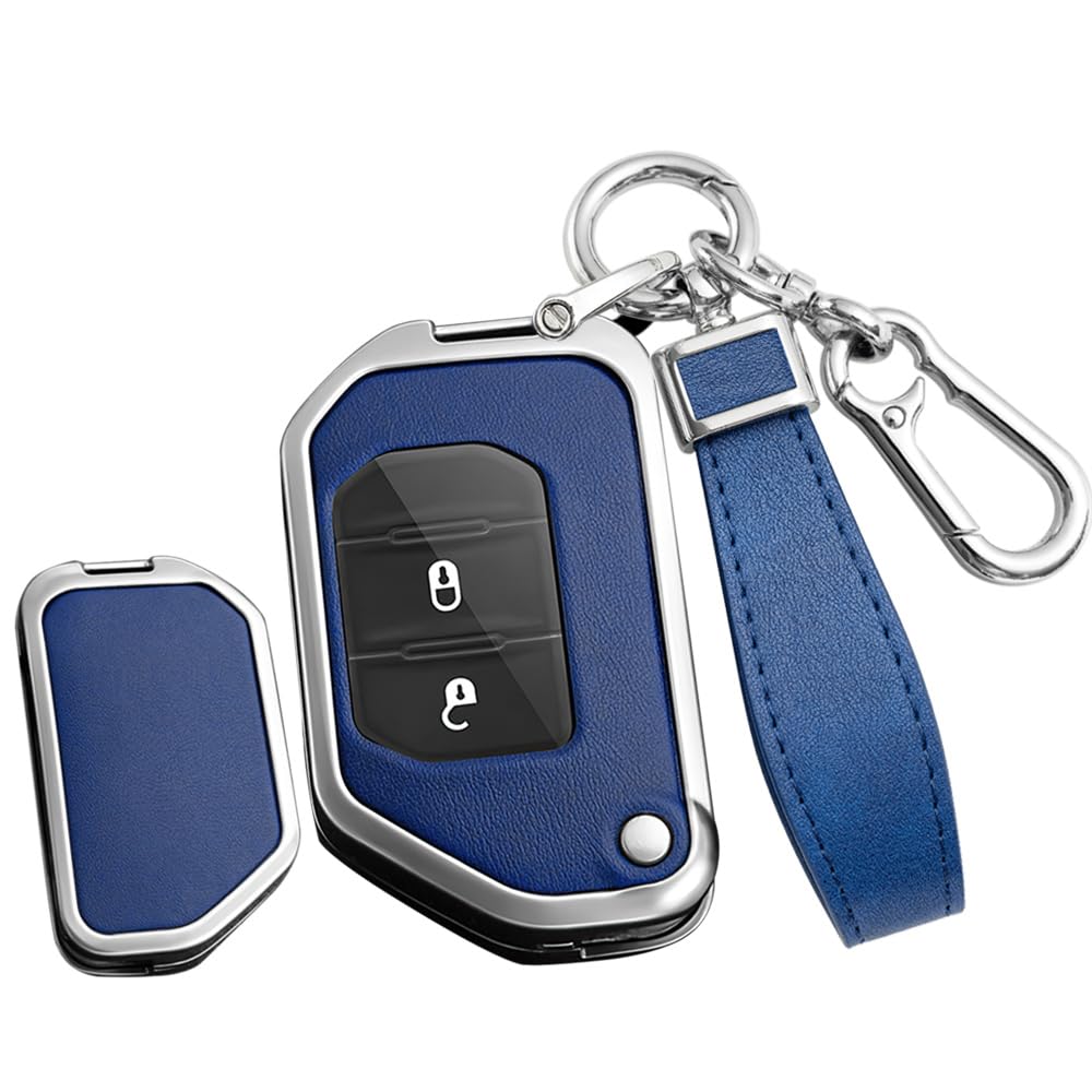 

TECART Чехол для ключа Jeep, Держатель для ключей, Чехол для ключа, Чехол для смарт-ключа, Сумка для ключей, Ключ синий