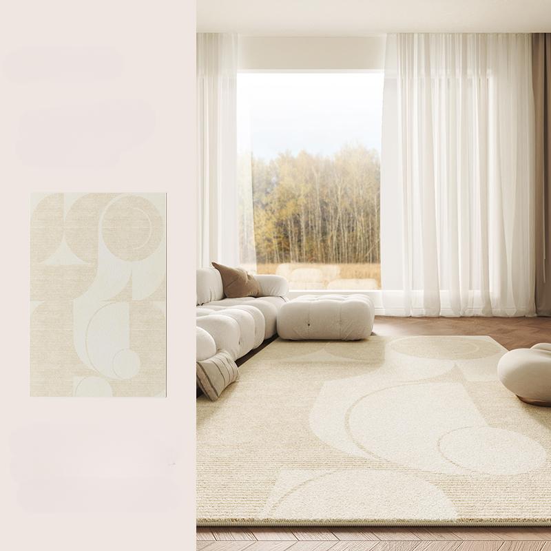 Cream Style Carpets for Living Room Thicken Washable Lounge Floor Mat Large Area Bedroom Decor Plush Carpet Home Fluffy Soft Rug