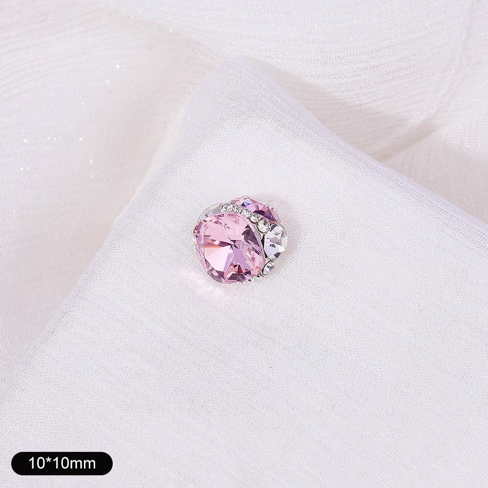 Nail Art Jewelry High-Quality Fat Square Handmade Stacking Diamond Finished Diamond Nail Art Diamond Jewelry K9 Crystal Nail Art Diamond