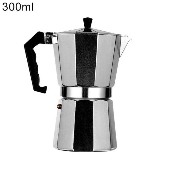 50/100/150/300/450/600ml Coffee Maker Espresso Percolator Stove Top Pot Kettle